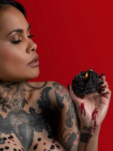 ROSE BONDAGE CANDLES - 2ST