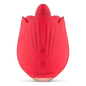 Teazers Licking & Vibrating Rose Vibrator - 1 stk.