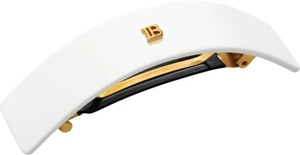 Balmain Hair Couture Cellulose Acetate Cellulose Acetate Barrette pour Cheveux White Large