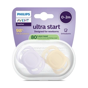 Philips Avent Ultra Start Smokk, 0-2 mnd, lilla/oransje, 2 stk.