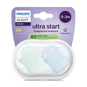 Philips Avent Ultra Start Smokk, 0-2 mnd, grønn/blå, 2 stk.