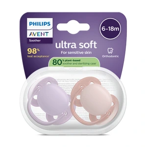 Philips Avent Ultra Soft Smokk, 6-18 mnd, lilla/rosa, 2 stk.
