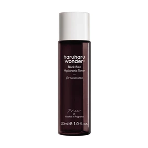 haruharu wonder Black Rice Hyaluronic Toner Free of Alcohol & Fragrance, 30 ml