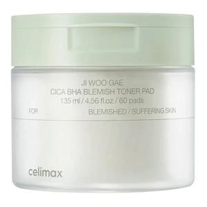 Celimax Ji Woo Gae Cica BHA Blemish Toner Pad - 60 stk.