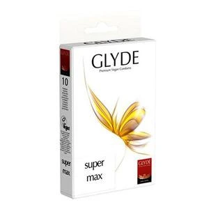 Glyde vegan kondomer - naturgummi - Super max - 10 stk