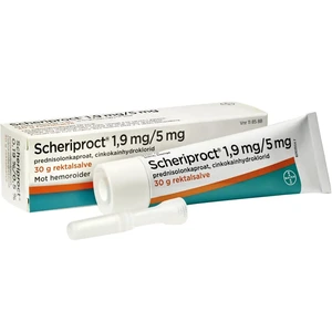 Scheriproct rektalsalve 1,9 mg/g/5 mg/g