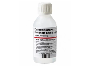 Klorhexidinsprit Fresenius Kabi liniment, oppl 5 mg/ml, 125 ml