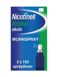 Nicotinell munnspray oppl med mintsmak 1 mg/dose