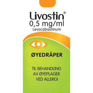 Livostin øyedr, susp 0,5 mg/ml