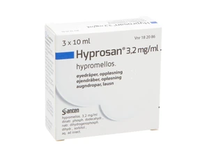 Hyprosan øyedr, oppl 3,2 mg/ml