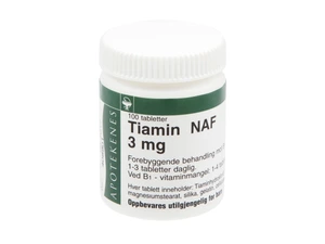 Tiamin NAF tab 3 mg