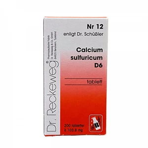 Cellesalt nr12 (Calcium Sulf) D6 200 Tabletter
