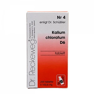 Cellesalt nr.4 (Kal chlor) D6 200 Tabletter