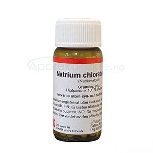 Natrium Chloratum (muriaticum) D6 20g Piller