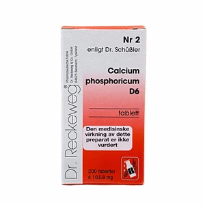 Cellesalt nr.2 Calc Phos D6, 200 Tabletter