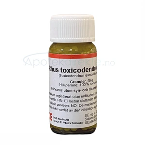 Rhus toxicodendron D12 20g Piller