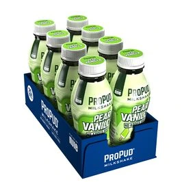 8 x ProPud Protein Milkshake, 330 ml, Pear vanilla