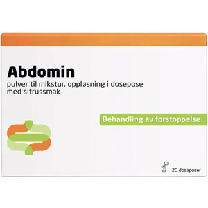 Abdomin pulv til mikst, oppl med sitrussmak