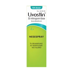 Livostin nesespray susp 50 mikrog/dose
