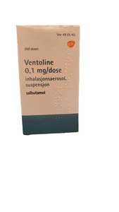 Ventoline inh aerosol, susp 0,1 mg/dose