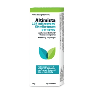 Altimista nesespray susp 137 mikrog/dose/50 mikrog/dose