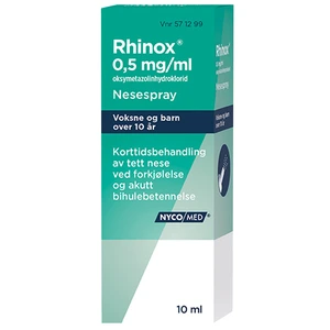Rhinox nesespray oppl 0,5 mg/ml