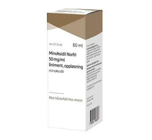 Minoksidil Norfri liniment, oppl 50 mg/ml