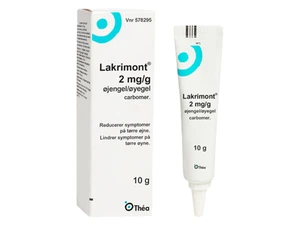 Lakrimont Øyegel 2mg/g for tørre øyne, 10 g