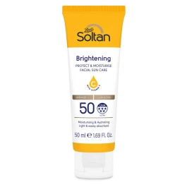 Soltan Brightening Protect & Moisturise Facial Sun Care SPF50 50ml