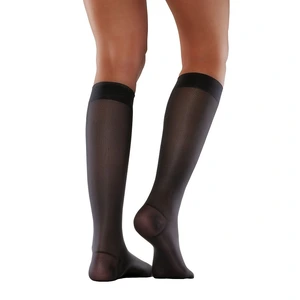 Mabs nylon knestrømpe sort S