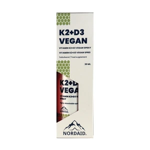 Nordaid Vitamin K2+D3 vegansk munnspray 30 ml