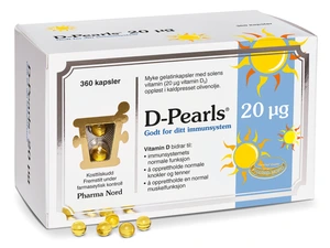 D-pearls kaps 20 mikrog, 360 stk