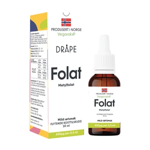 Dråpe Folat dråper mild søtsmak 30 ml