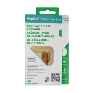 Mepilex Border Flex Lite 4x5 cm skumbandasje 4 stk