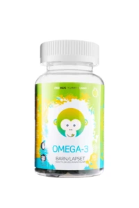 Monkids Omega-3, Eple, 60 stk.