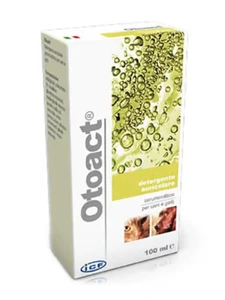 Otoact ørerens til hund og katt 100 ml