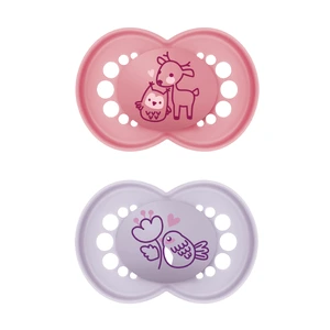 MAM Original Smokk, 16-36 mnd, rosa/lilla, 2 stk.