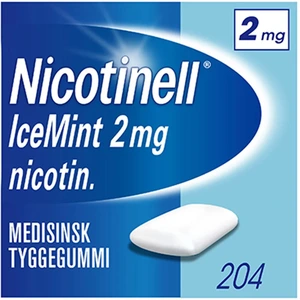 Nicotinell medisinsk tyggegummi med icemintsmak 2 mg