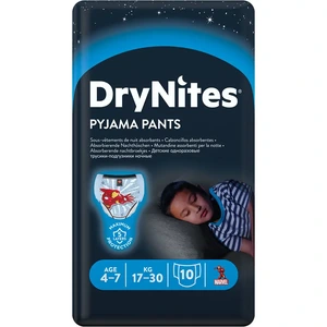 DryNites bleier gutt 4-7 år 10 stk