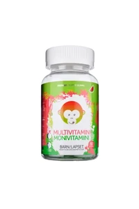 Monkids Multivitamin Barn, Vannmelon, 60 stk.