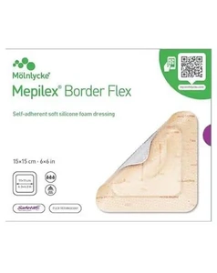 Mepilex Border Flex bandasje 15x15cm 5 stk
