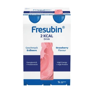 Fresubin 2 kcal Drink næringsdrikk jordbær 4 x 200 ml
