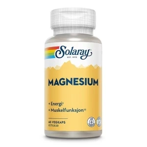 Solaray Magnesium 60 kapsler – Tre magnesiumformer for optimalt opptak