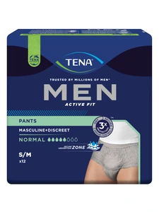 TENA Men Active Fit Pants Normal buksebleie S/M 12 stk