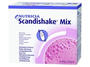 Scandishake Mix pulver jordbær 6x85 g