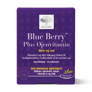 New Nordic Blue Berry plus Øyevitamin 60 stk