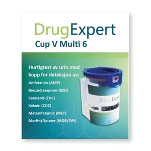 DrugExpert Cup V Multi 6 narkotikatest 1 stk