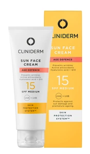 Cliniderm Age Defence Sun Face PF15 50ml