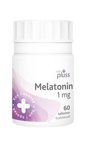 Vidi pluss melatonin tab 1 mg, 60 stk