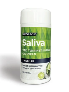 Nycodent Saliva sugetabletter lime 100 stk